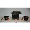 Image 1 : Remington typewriter and a pair of rotary telephones