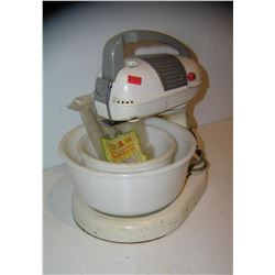 Antique Dormeyer electric mixer set