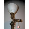 Image 2 : Antique floor lamp with milk glass shade