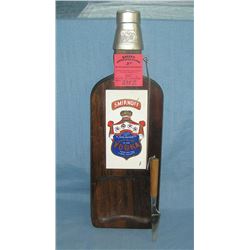 Vintage Smirnoff advertising cutting board