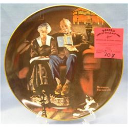 Vintage Norman Rockwell collector plate