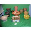 Image 1 : Collection of art pottery planters