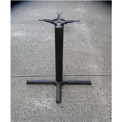 Cast iron table base