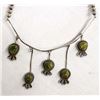 Image 1 : Navajo Old Pawn Sterling Turquoise Necklace