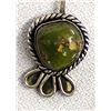 Image 2 : Navajo Old Pawn Sterling Turquoise Necklace