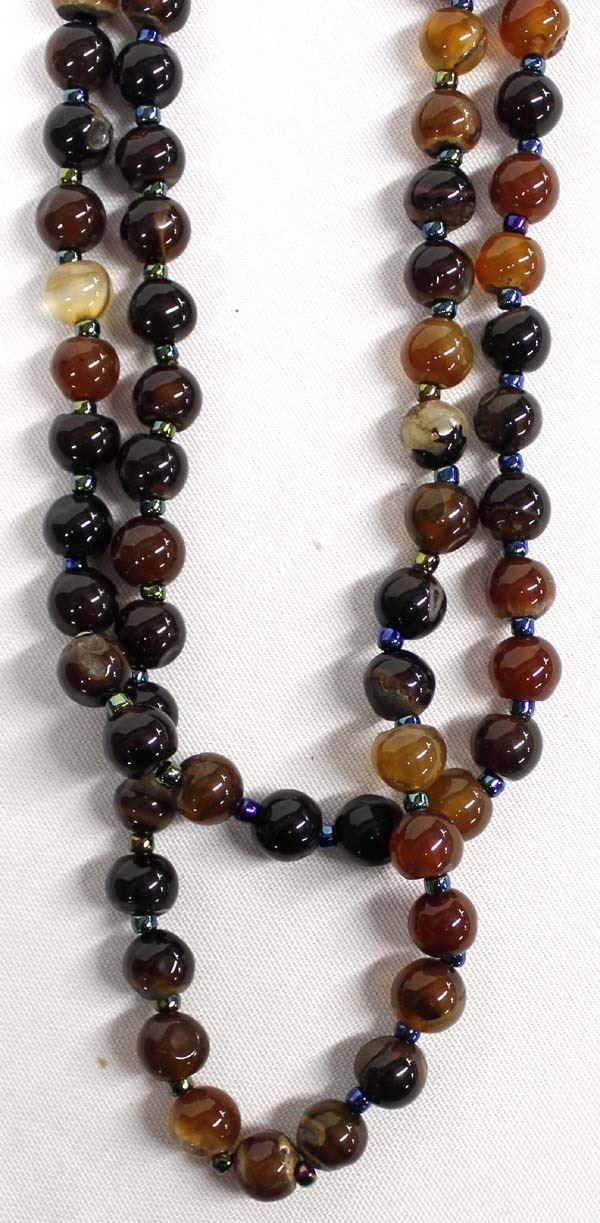 Jasper Bead Necklace by Kathy Kills Thunder