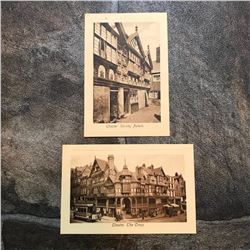 Early 1900's Sepia Postcards of Chester, Cheshire England