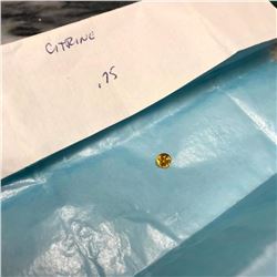 .75ct Golden Brazilian Citrine Gemstone