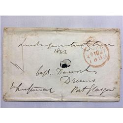 1833 Port Glasgow Handwritten Iron Gall Ink Letter