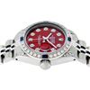 Image 3 : Rolex Ladies Stainless Steel Diamond Lugs & Sapphire Datejust Wristwatch