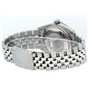 Image 4 : Rolex Mens Stainless Steel 36MM Blue Diamond Datejust Wristwatch
