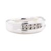 Image 1 : 0.25 ctw Diamond Ring - 14KT White Gold