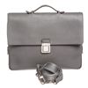 Image 1 : Louis Vuitton Gray Taiga Leather Vassili GM Briefcase Bag
