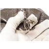 Image 6 : Chanel Gray Quilted Vinyl Bowling Satchel Handbag