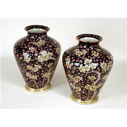 Pair of Chinese Cloisonne Vases