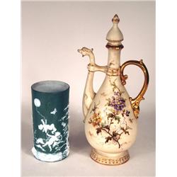 Porcelain Pitcher and Vase