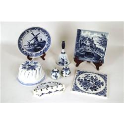 Assorted Delft Pieces