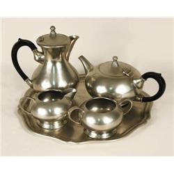 Pewter Coffee & Tea Set