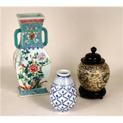 3 Chinese Vases