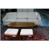 Image 1 : Leather Chair & Ottoman