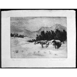 Lawrence Barrett, Lithograph
