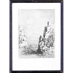 George Elbert Burr, Etching