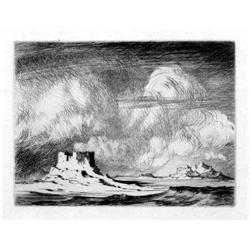 George Elbert Burr, Etching