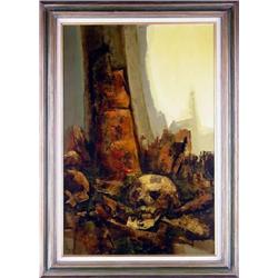 Lawrence Harris, Oil on Board