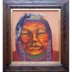 Howard Cook, Oil on Board