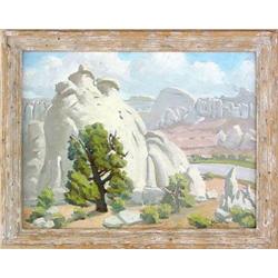 Ralph Holmes, Oil on Board