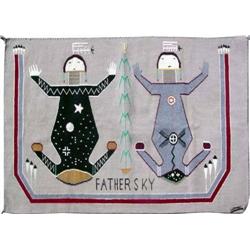 Navajo Rug, Father Sky