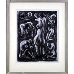 Emil Bisttram, Charcoal