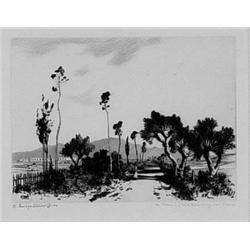 George Elbert Burr, Etching