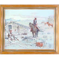 Benjamin Titsworth, Oil on Board