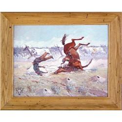 Benjamin Titsworth, Oil on Board