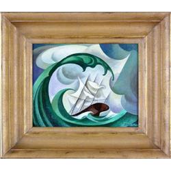 William Sanderson, Oil on Board