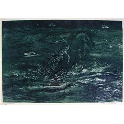 Lawrence Barrett, Lithograph