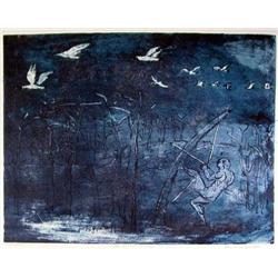 Lawrence Barrett, Lithograph