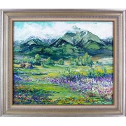Edward Adamic, Oil on Board