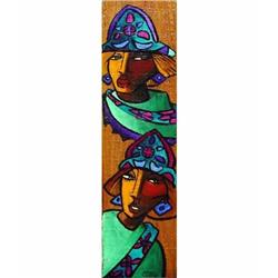 Daniel Luna, Oil on Wood