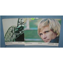 Pair of movie photo posters from the Stuntman