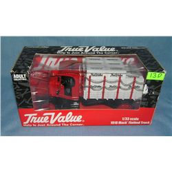 1918 Mack True Value flat bed delivery truck