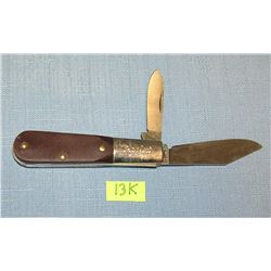 Vintage Barlow 2 bladed pocket knife