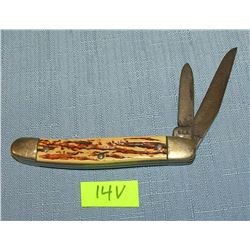 Vintage 2 bladed pocket knife by Colonial USA