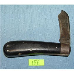 Antique single bladed pocket knife by Leonard