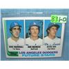 Image 1 : Mike Marshall, Steve Sax, Ron Roenicke baseball card