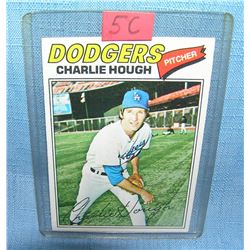 Charlie Hough all star baseball card