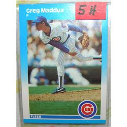 Vintage Greg Maddux all star rookie baseball card