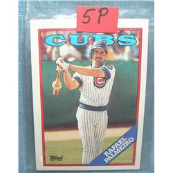 Vintage Rafael Palmeiro all star rookie baseball card