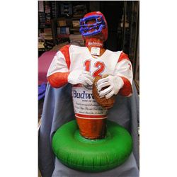 inflatable Budweiser football player store display